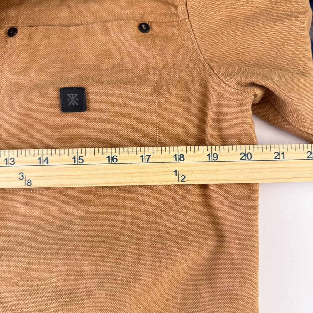 Roark Brown Shirt Jacket with Patterned Lining - Picture 9 of 9